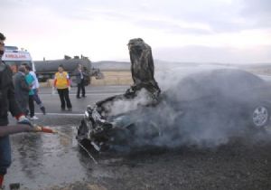 Kars yolunda kaza: 1 yaralı